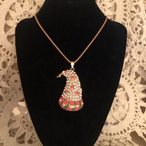 NWT Betsey Johnson Elf Hat Necklace